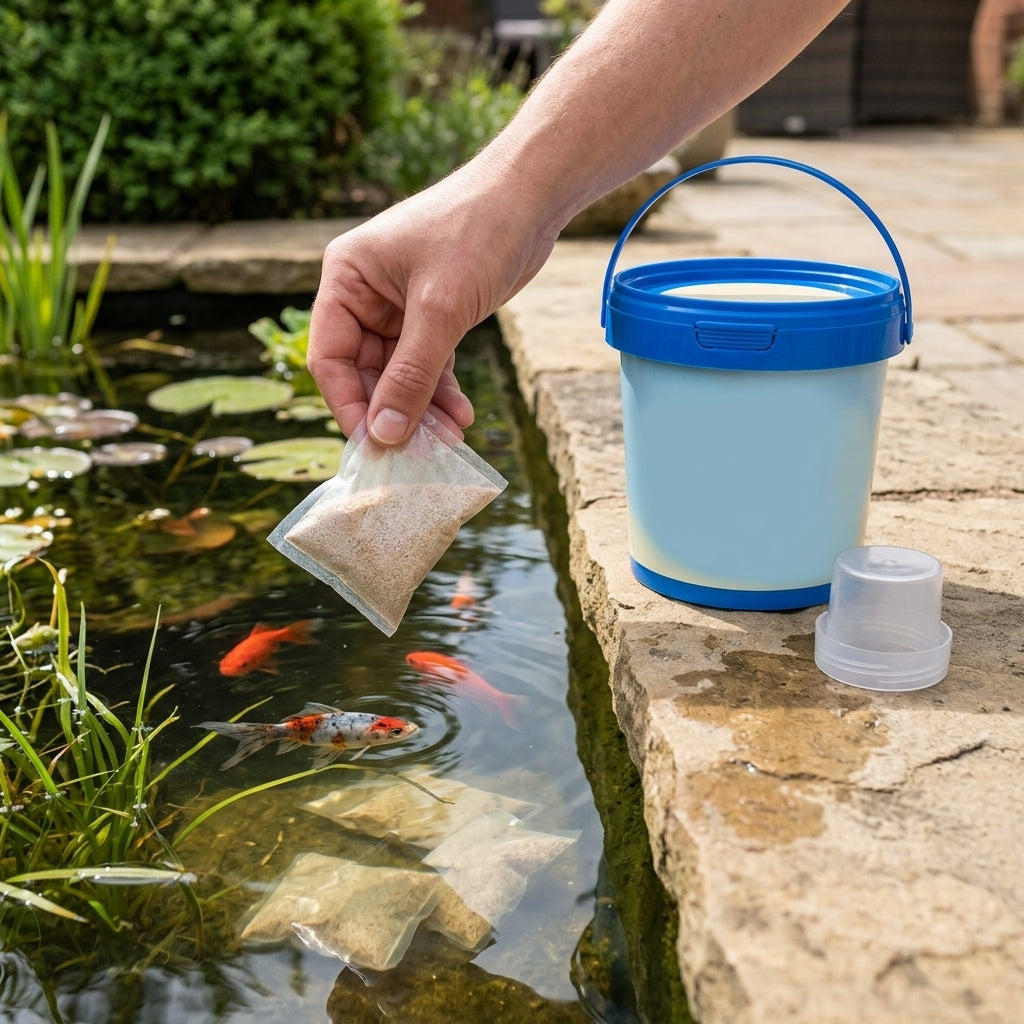 10 Sachets Anti-Blanketweed Treatment for Ponds – Natural Bio Formula