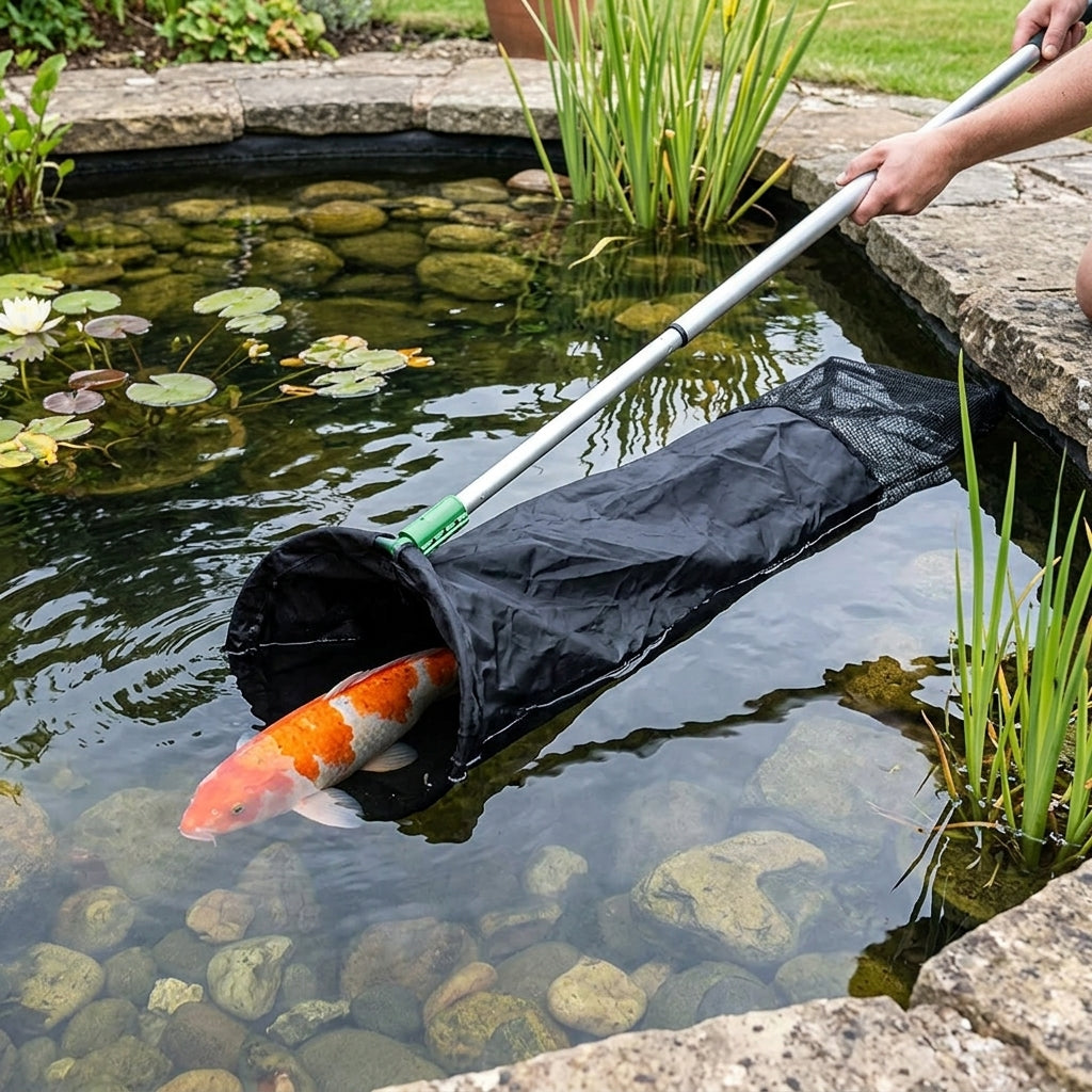 1.2m Waterproof Koi Sock Net Head for Heavy Duty Poles
