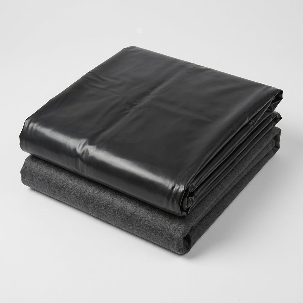 2m x 2m Pond Liner with 40 Year Guarantee and Underlay, LDPE, 0.3mm (view 2)