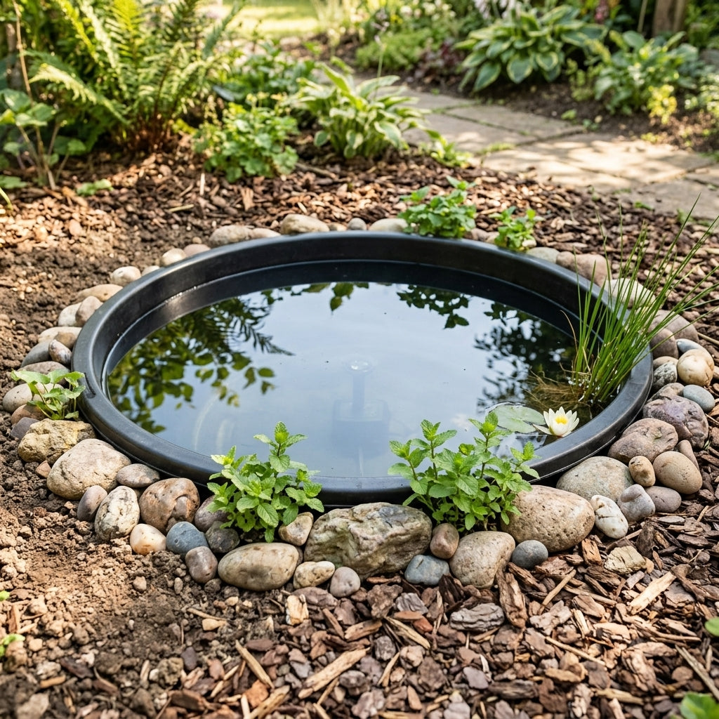 61cm Round Reservoir Polyethylene 90 Litre Capacity