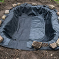 6m x 3m Pond Liner with 40 Year Guarantee and Underlay