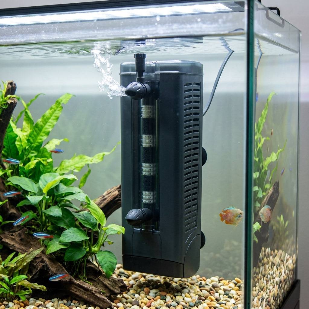 26.7cm Underwater Filter for 90-150 Litre Aquariums, 7.5W, 600lph