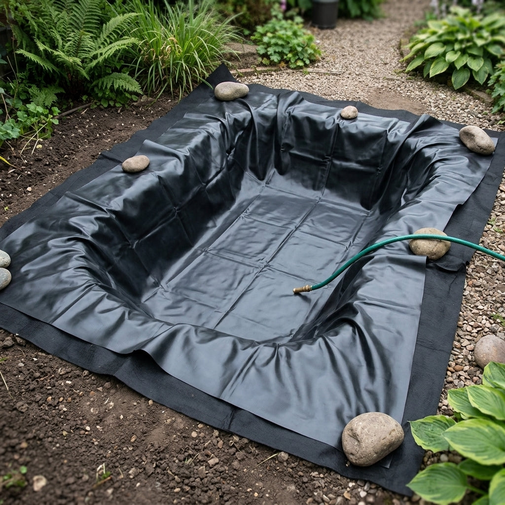 10m x 7m Pond Liner with 40-Year Guarantee and Underlay Included