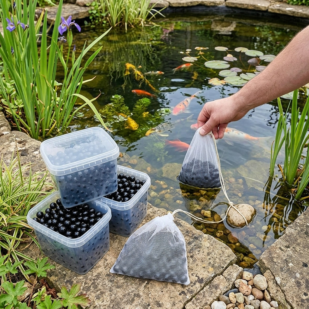 2,000ml Pond Gel Balls Water Conditioner, 3 for 2 Offer