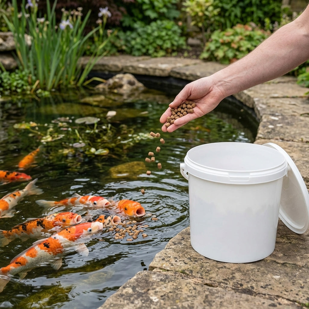 10kg Growth Fish Food Pellets – Medium, Floating, High Protein