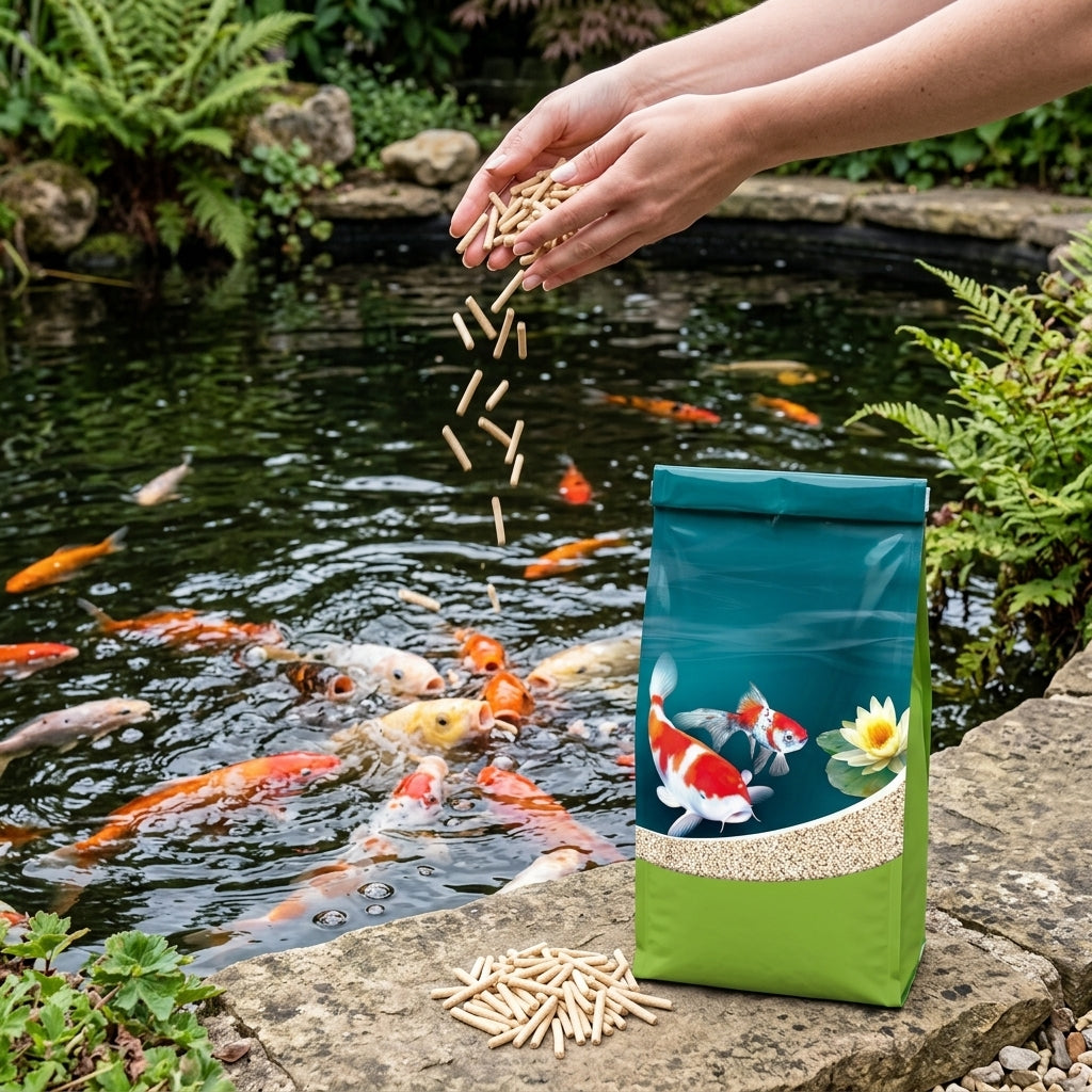 5kg Floating Pond Sticks for All Fish – High Protein, Vitamin Enriched
