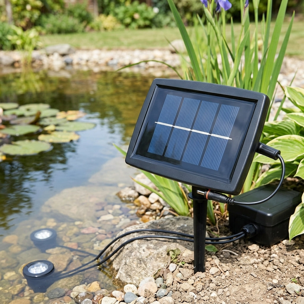 Replacement Solar Panel for SolarSublight Duo Pond Light Set