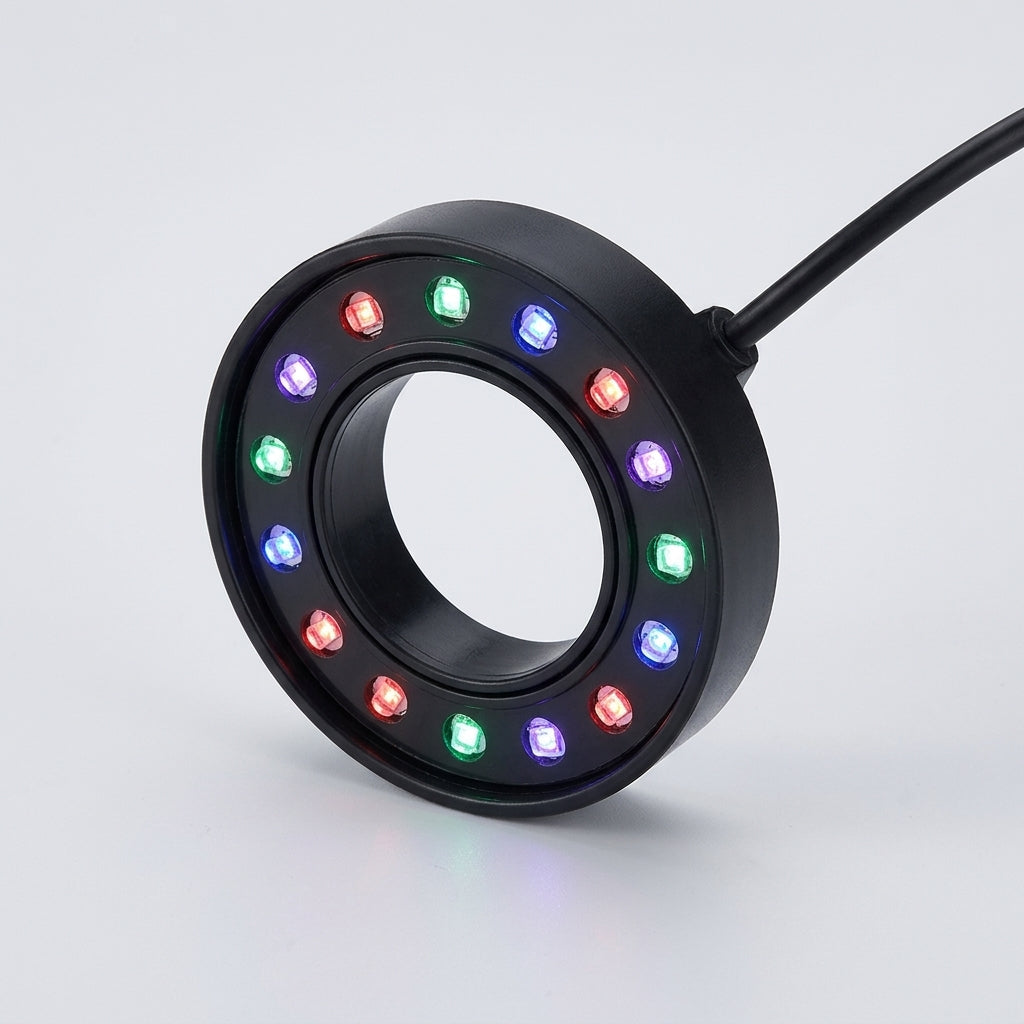 7cm LED Light Ring with Colour Changing LEDs for 25mm Hose (view 2)