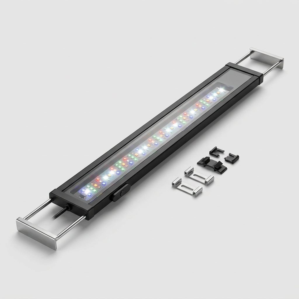 25W LED Aquarium Light with Bluetooth & Wi-Fi, IP67, Adjustable Brackets (view 2)