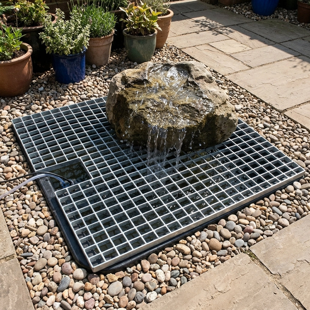 80 x 80cm Heavy Duty Feature Grid Galvanised Steel 150kg Capacity