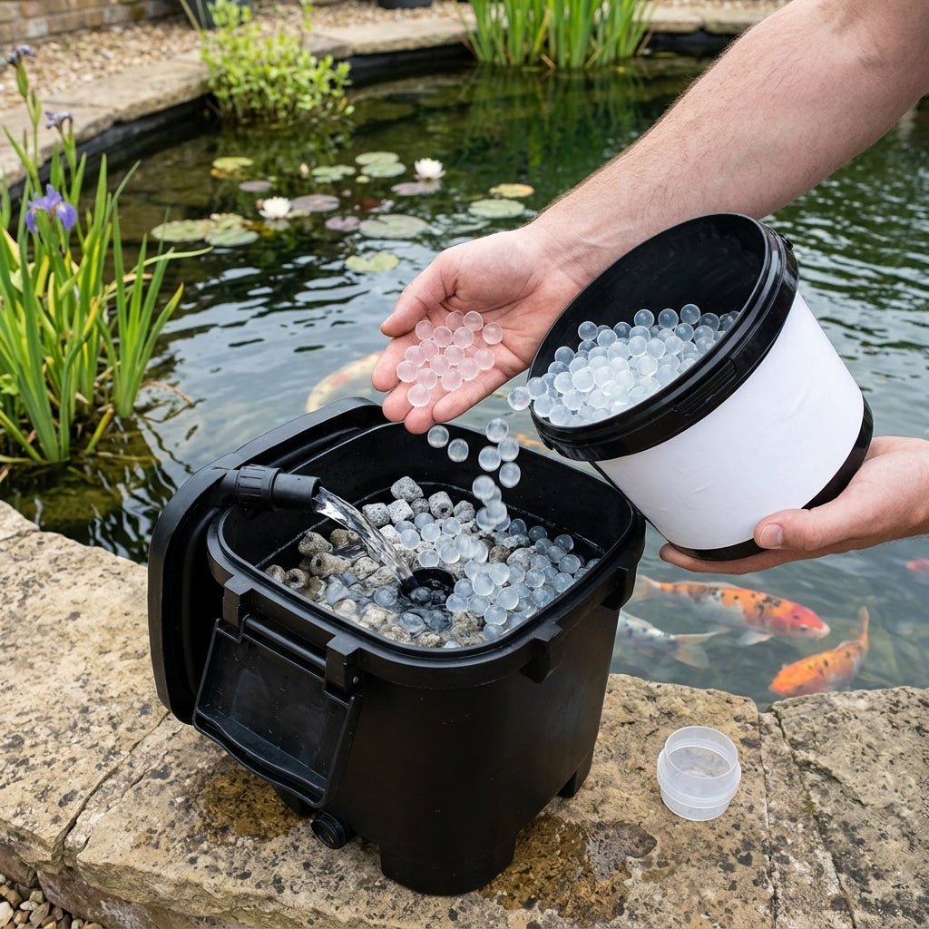 2,000ml Pond Bacteria Balls for Filters – Treats Up to 40,000 Litres