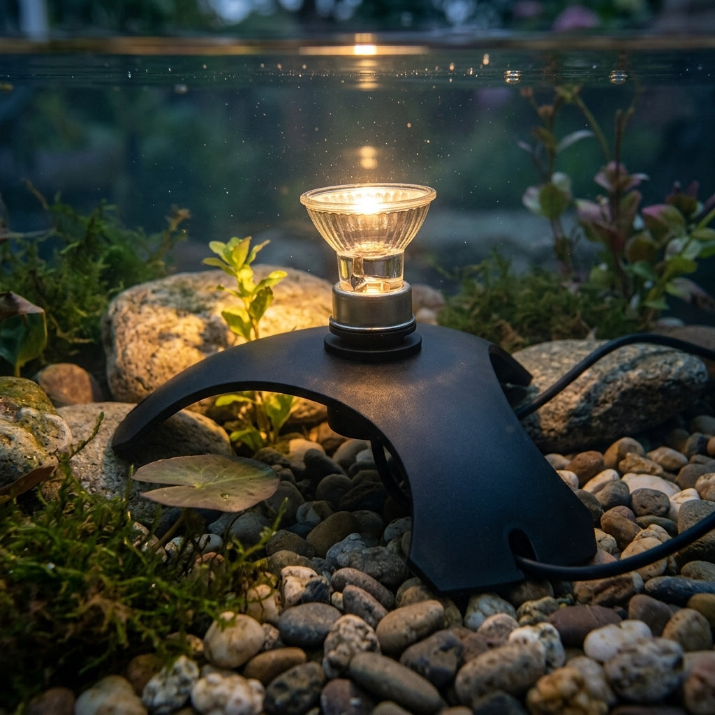 Halogen Light Stand for Pond Lighting Systems