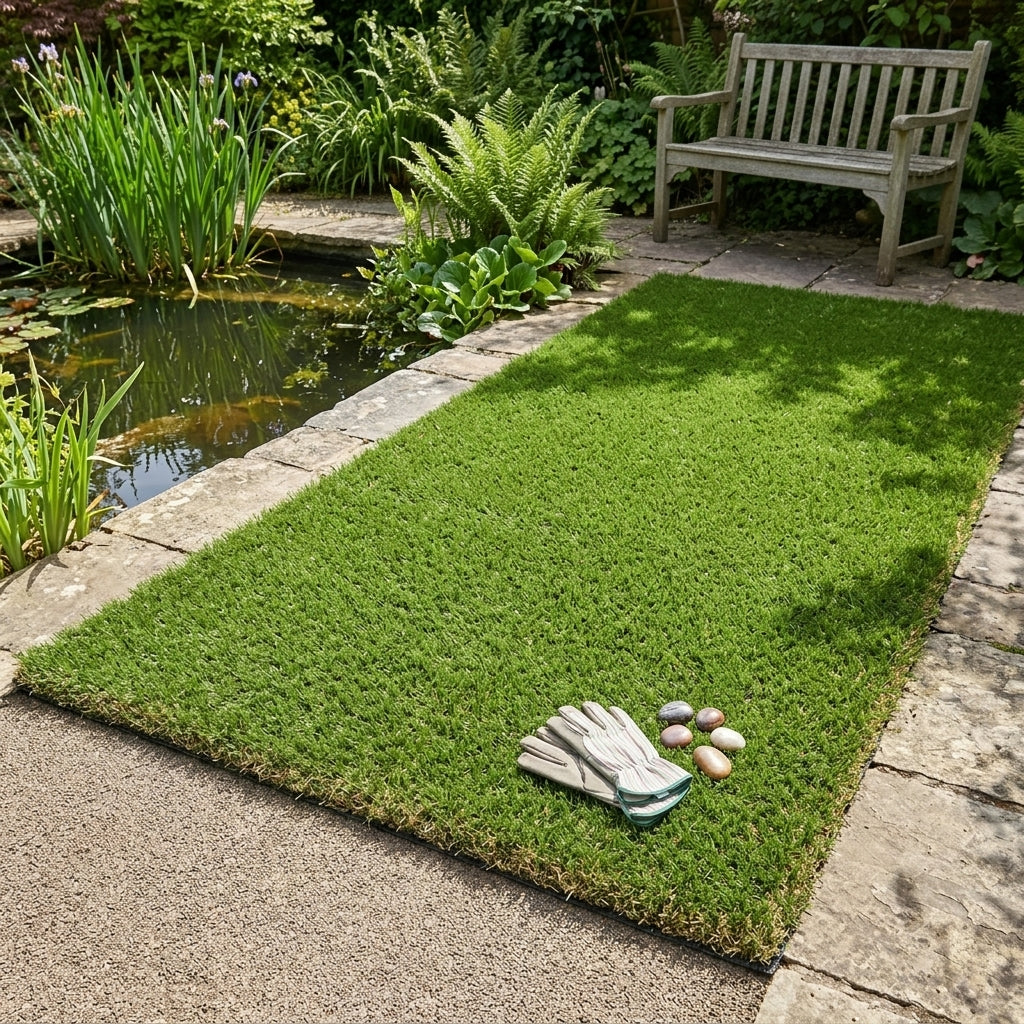 4m x 8m artificial grass with 30mm pile depth