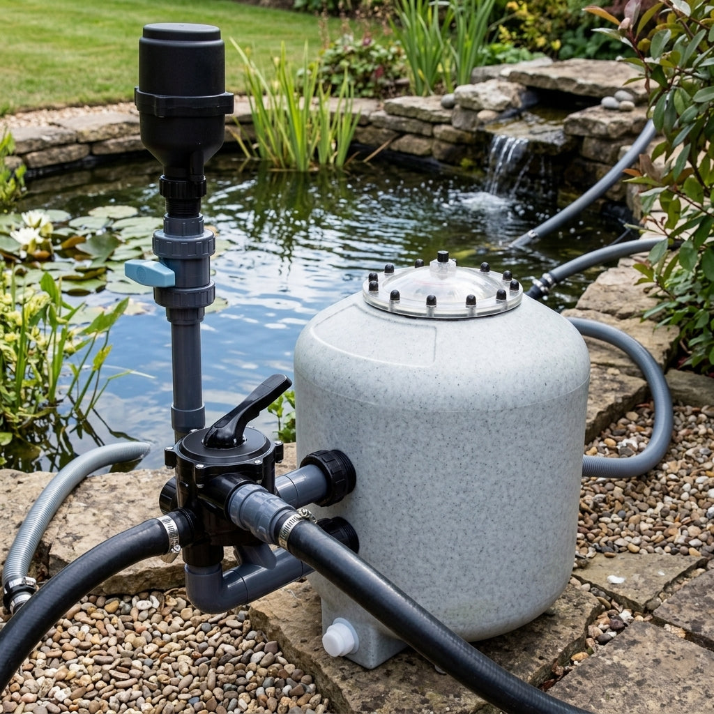 Advanced Pressure Pond Filter with K+ Bio Media
