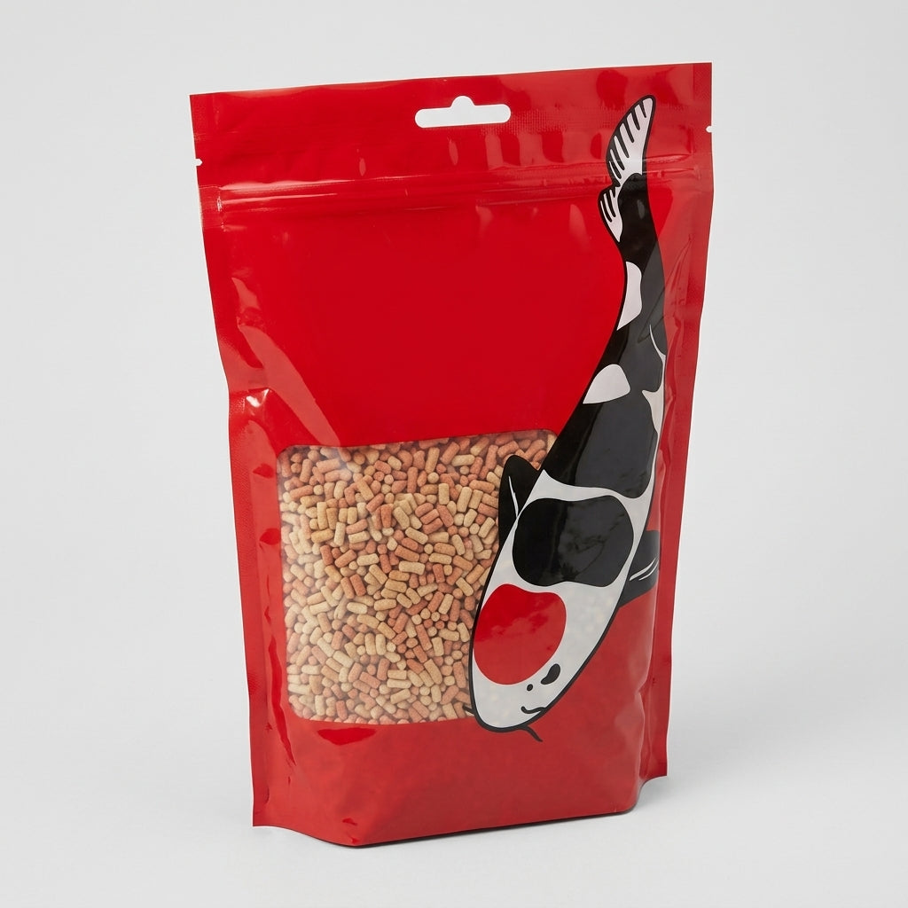 1kg Floating Pond Fish Food Sticks – 0.6cm x 1.4cm, Mixed Colours (view 2)