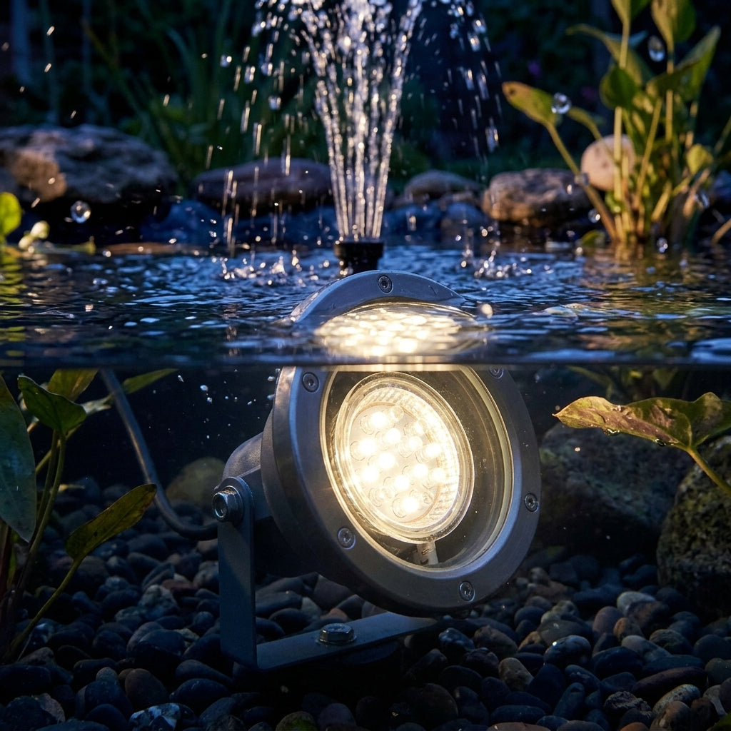 12V LED fountain light bulb for pond fountain systems
