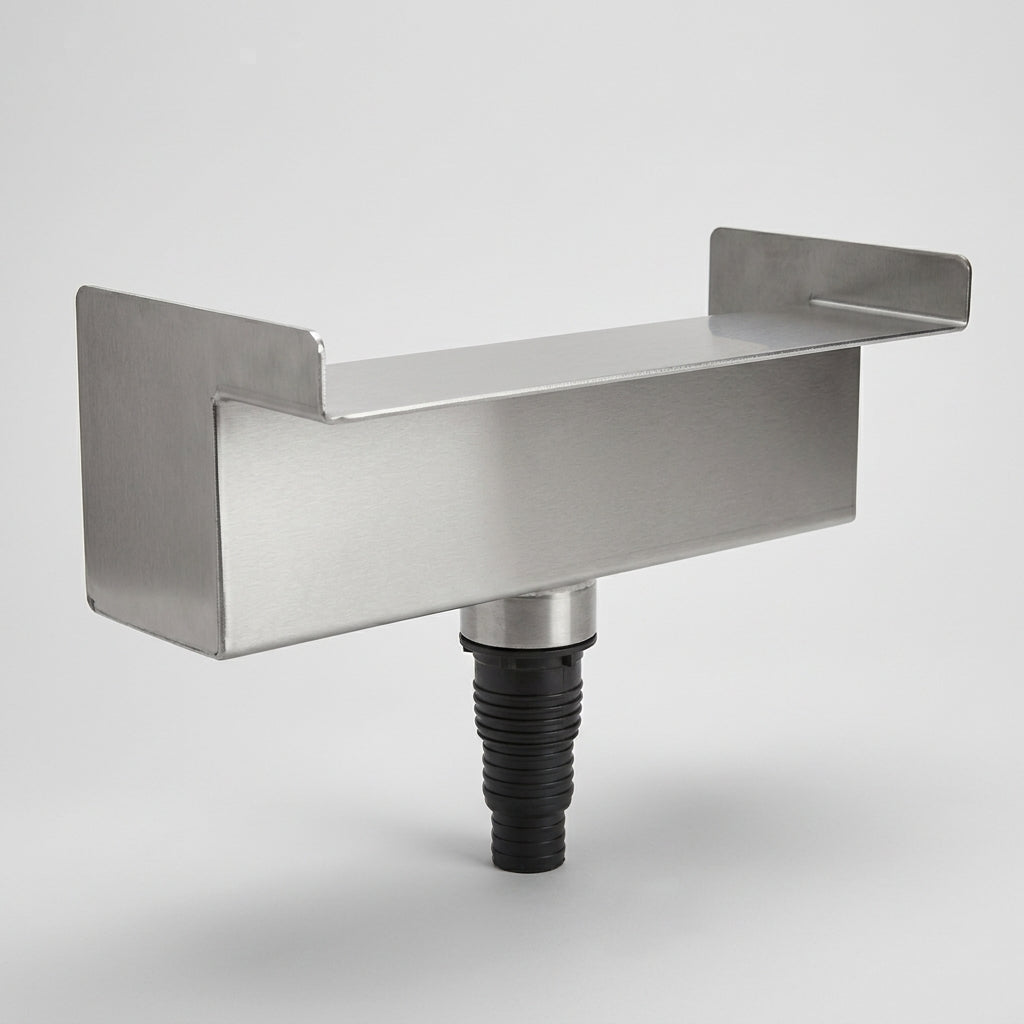 600mm Waterfall Cascade Stainless Steel Underneath Inlet (view 2)