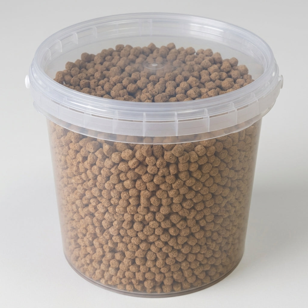 0.5cm Pond Fish Food Staple Pellets - 1L/400g (view 2)