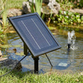 22 x 19cm Solar Panel for Pond Fountain Replacement, 4hr Battery Charge