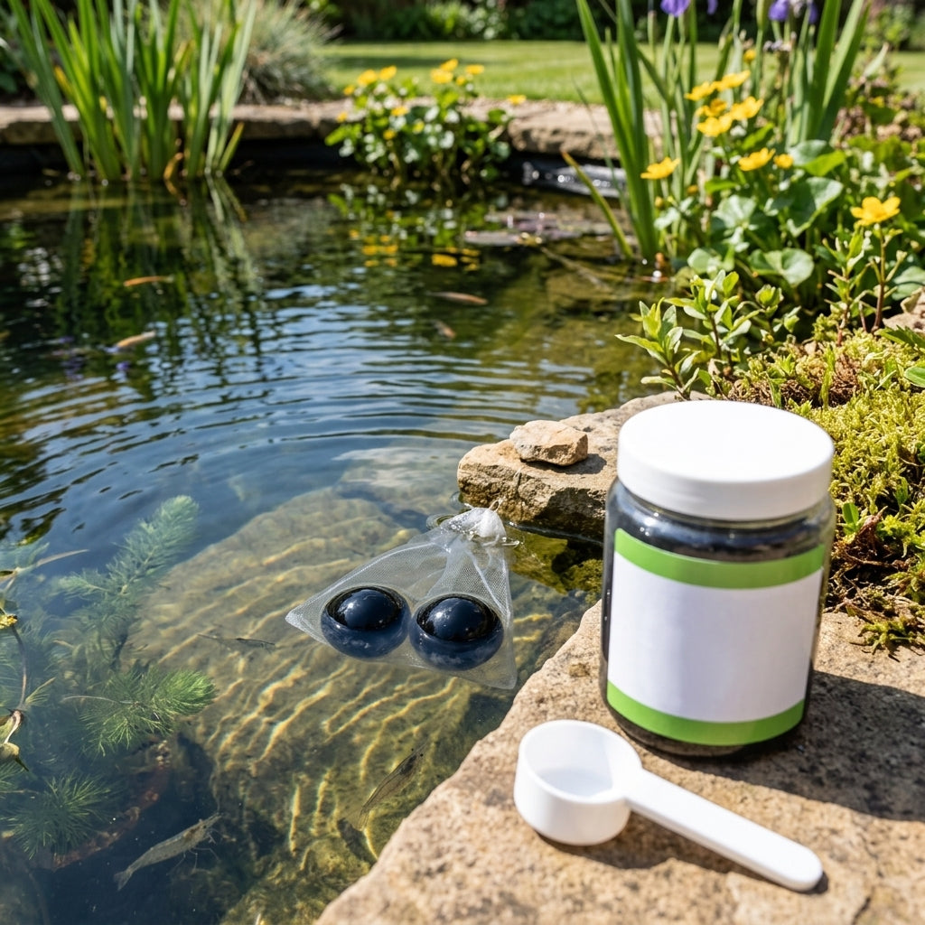 8 Biodegradable Pond Gel Balls for 5,000L Water Treatment