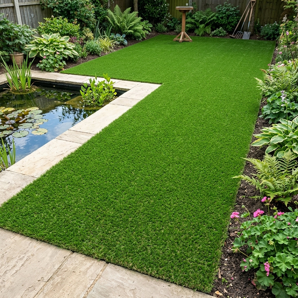 4m x 10m artificial grass turf, 38mm pile depth