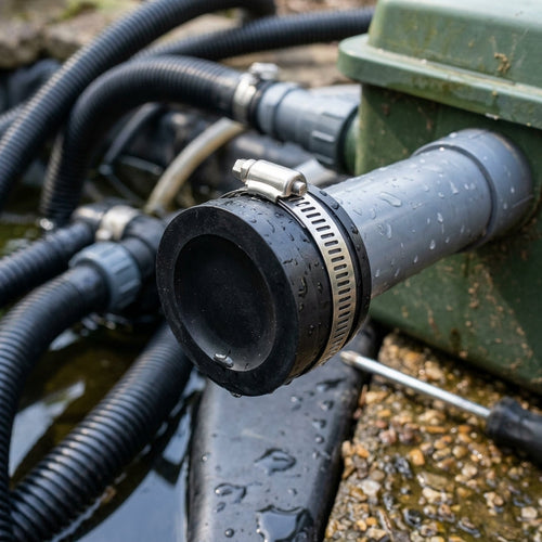 1.5 Inch End Cap Flexible Rubber Pipe Stop