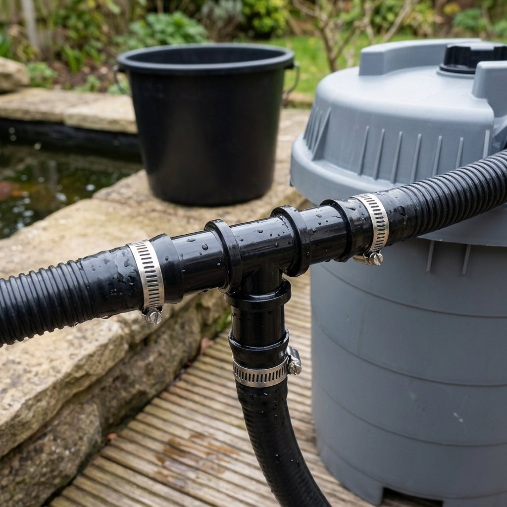 25mm T-Piece Connector for Flexible Pipework