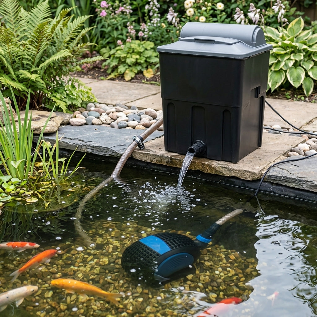 Filter and Pump Set with UVC, 30W Pump, 16W UVC, 3-Year Guarantee
