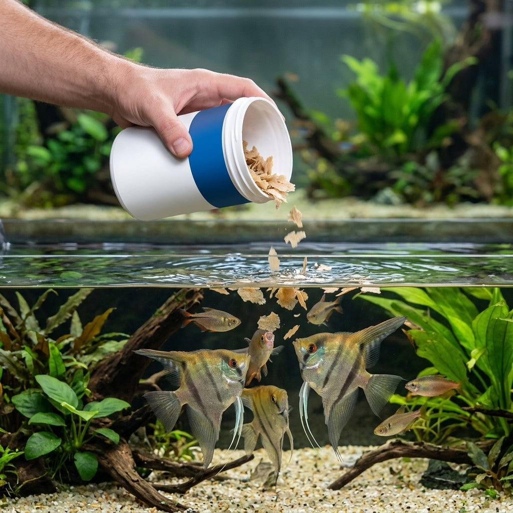 90g Tropical Fish Flakes High Protein Fish Food