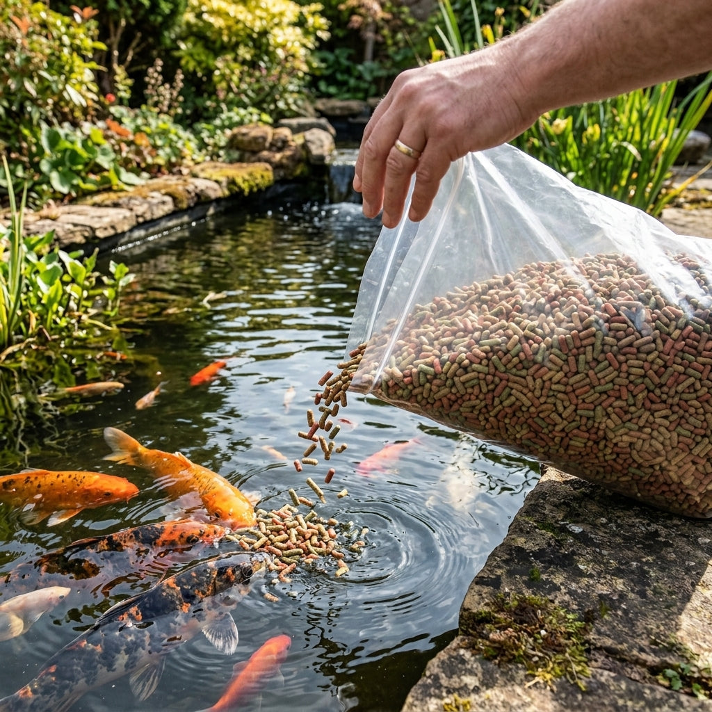 10kg Pond Fish Food Mixed Blend with Spirulina
