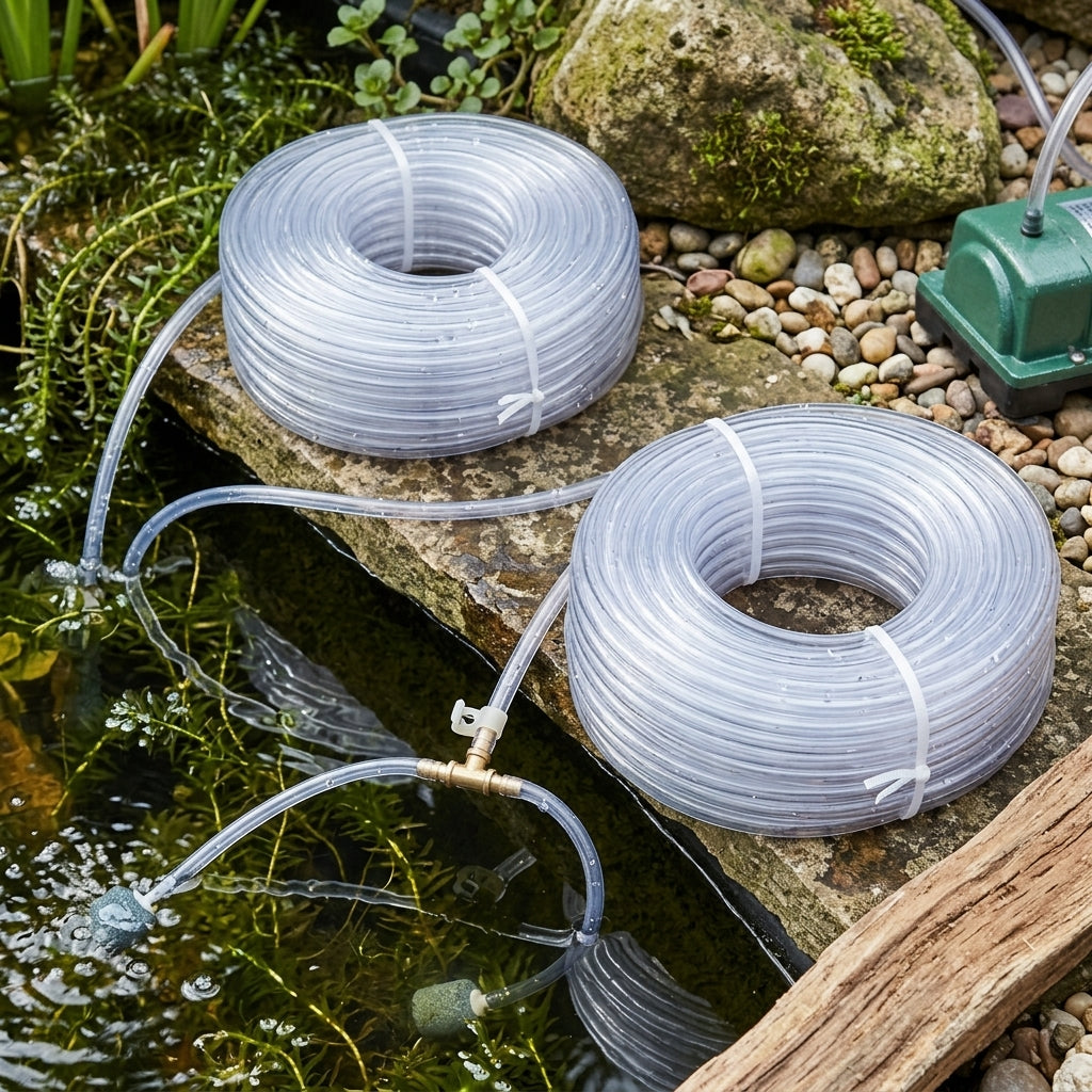 4mm Clear Air Line Tubing 50m for Pond Air Pumps