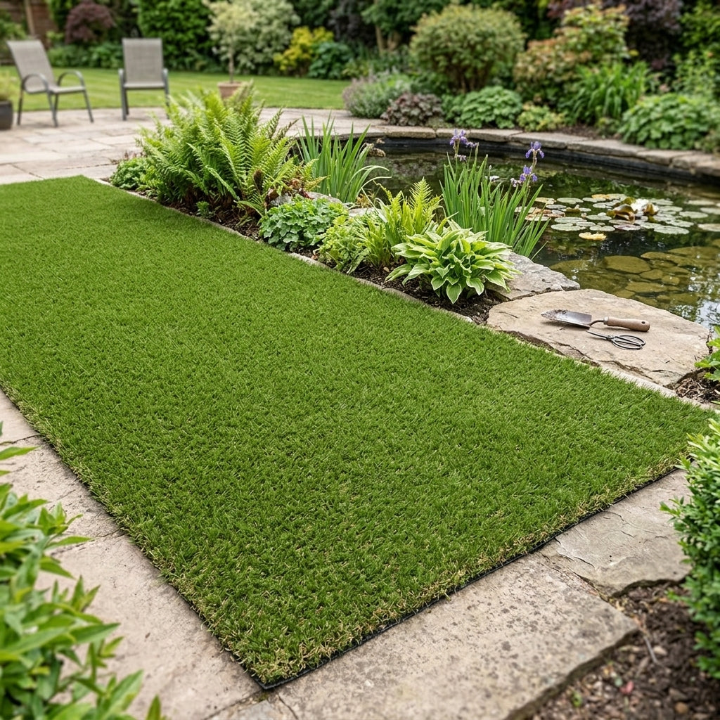 4m x 7m artificial grass with 30mm pile depth