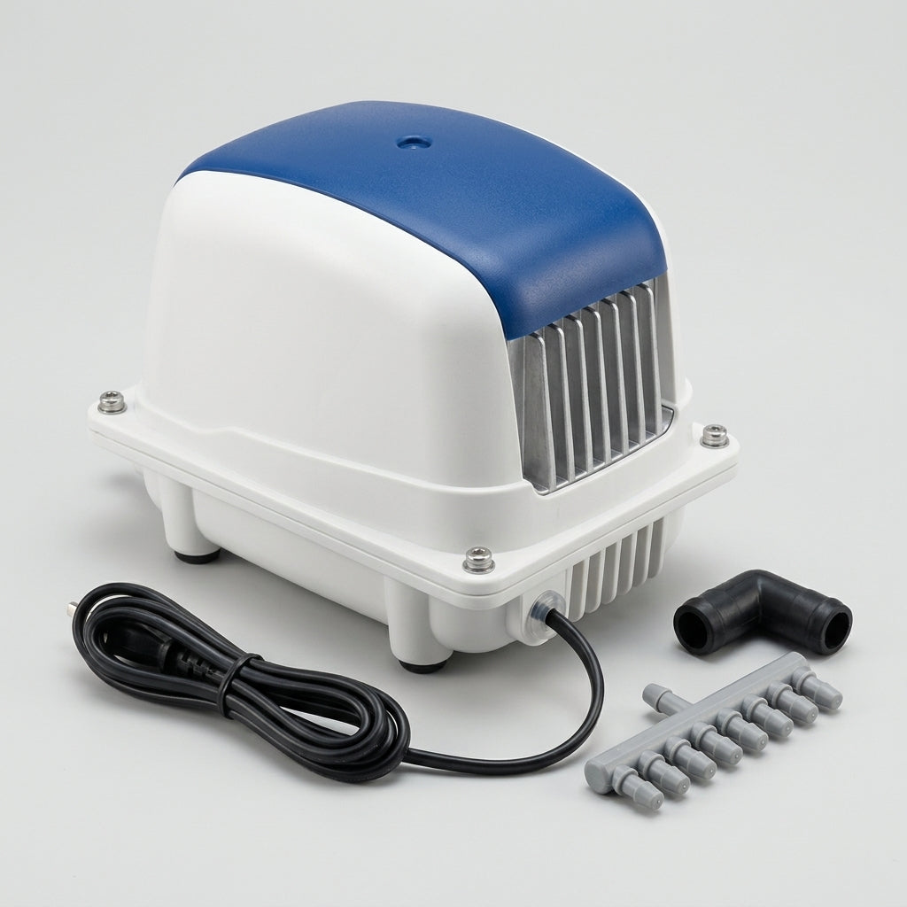 Air Pump with Aluminium Alloy Casing and 8-Way Manifold (view 2)