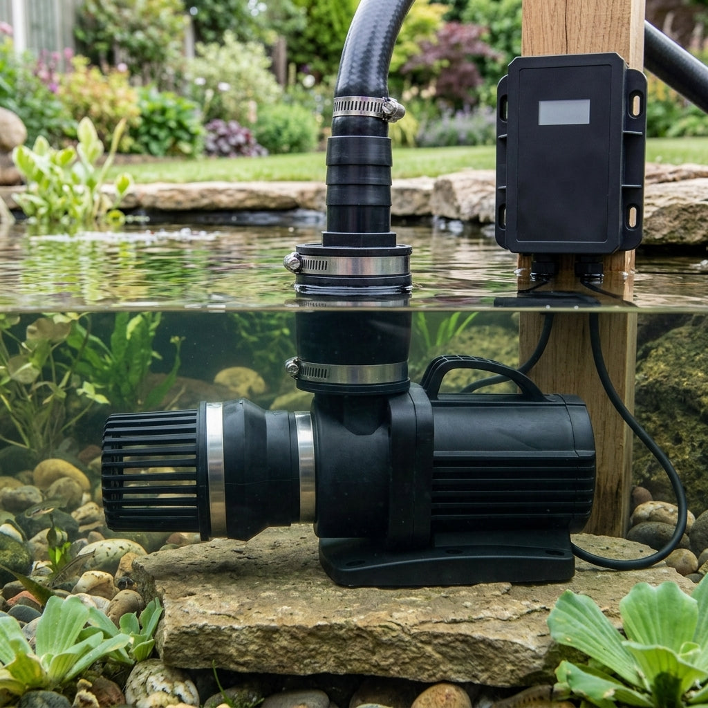 Variable Flow Filter Pump with LCD Controller, 3" Outlet, 105-450W