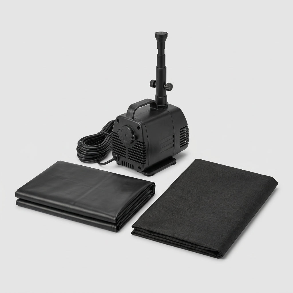 Small Fountain Pond Kit with 4m x 3m Liner and 700lph Pump (view 2)