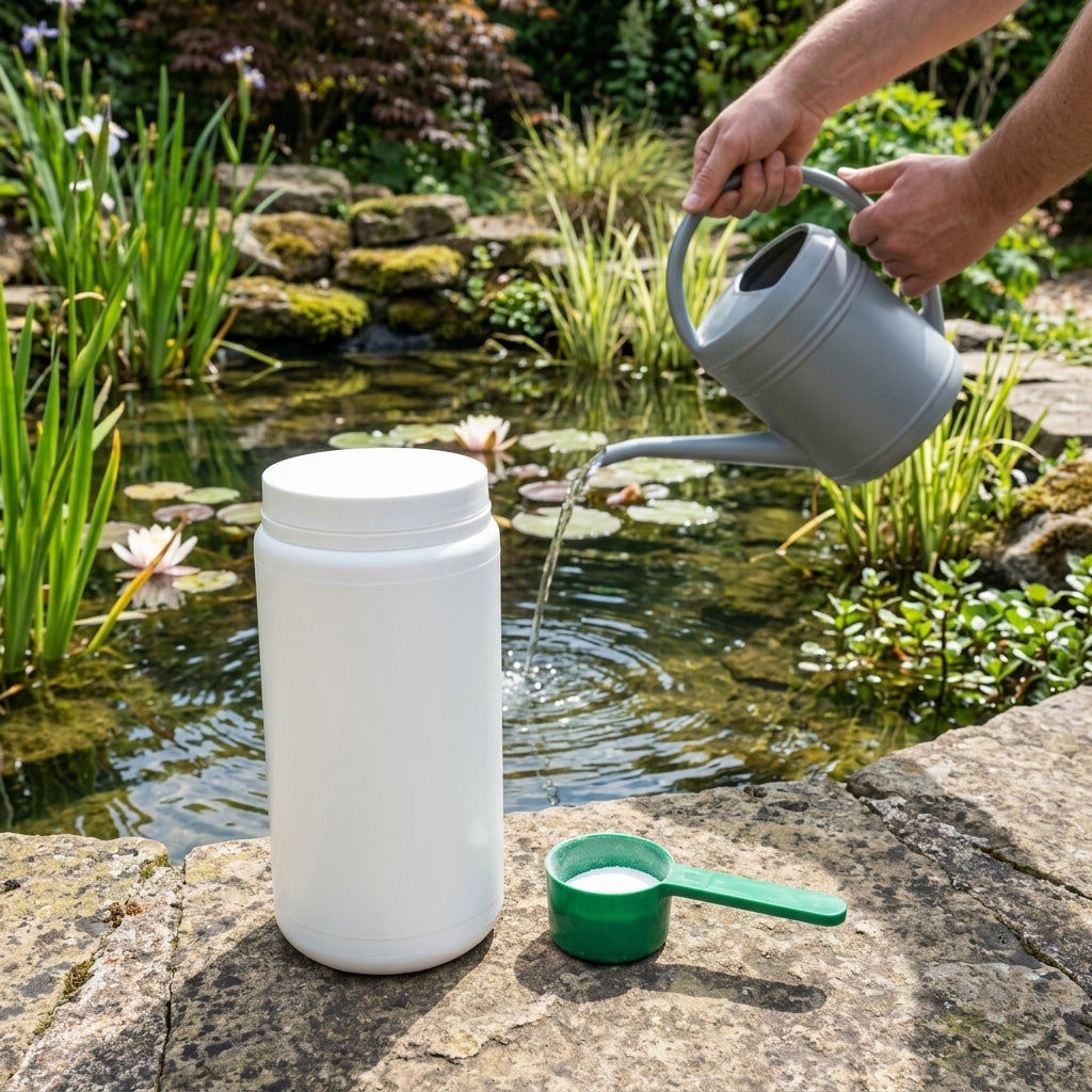 1kg Green Water Eliminator for Ponds – Treats up to 11,250 Litres