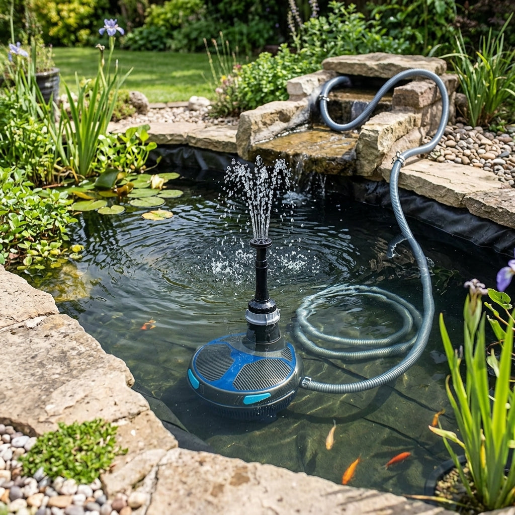 3m x 2m x 0.5m Small Pond Kit with 3000L Capacity and All-in-One Pump