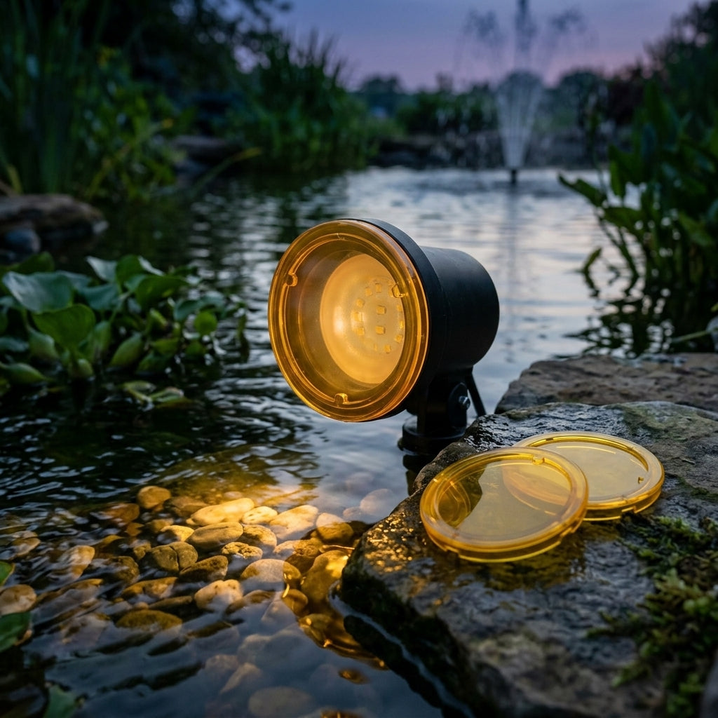 Set of 3 Yellow Lenses for Pond LED Lights