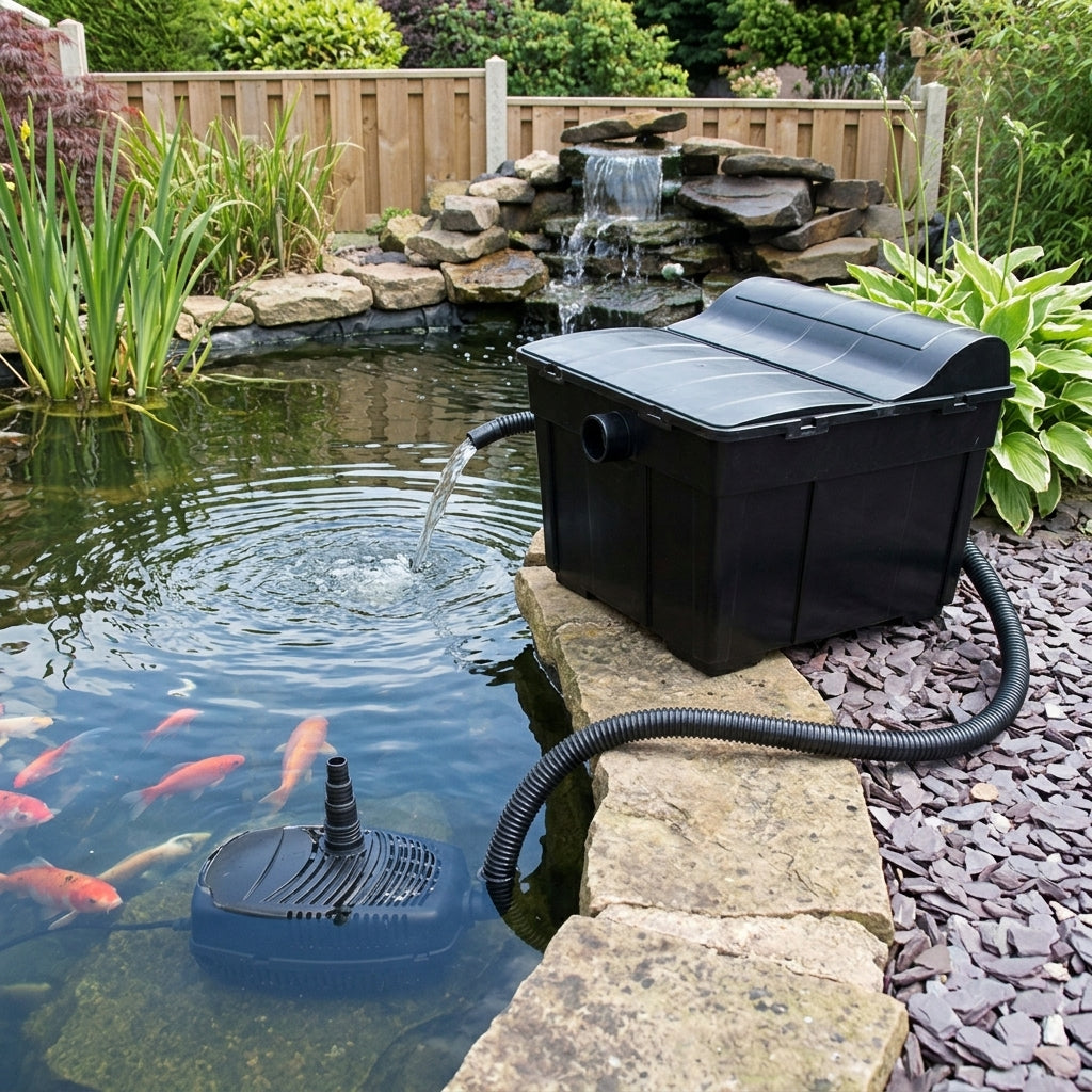 Pump and Filter Set with UVC for Ponds up to 10,000 Litres
