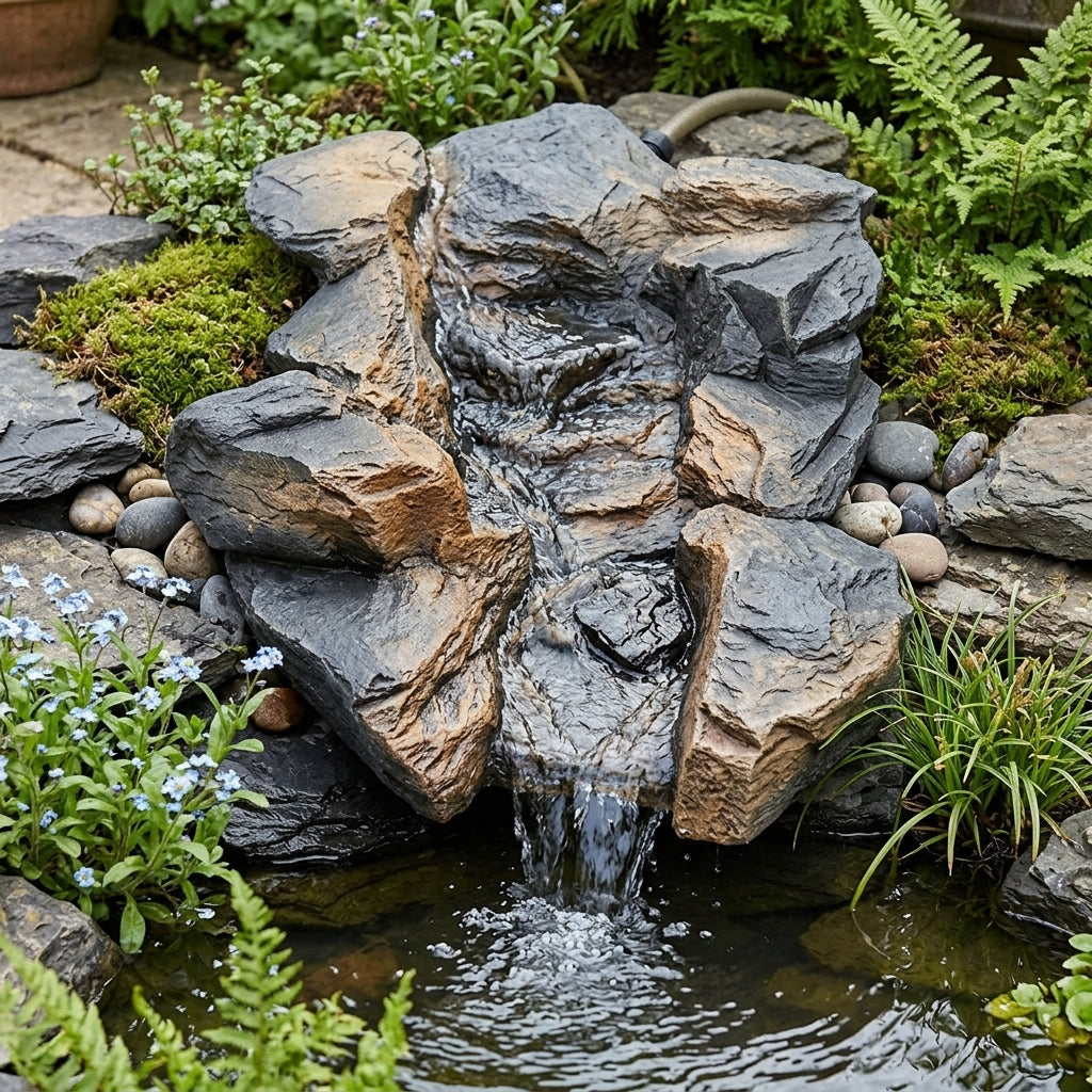 96cm Slate Watercourse Rapid with Hosetail – Rustic Finish