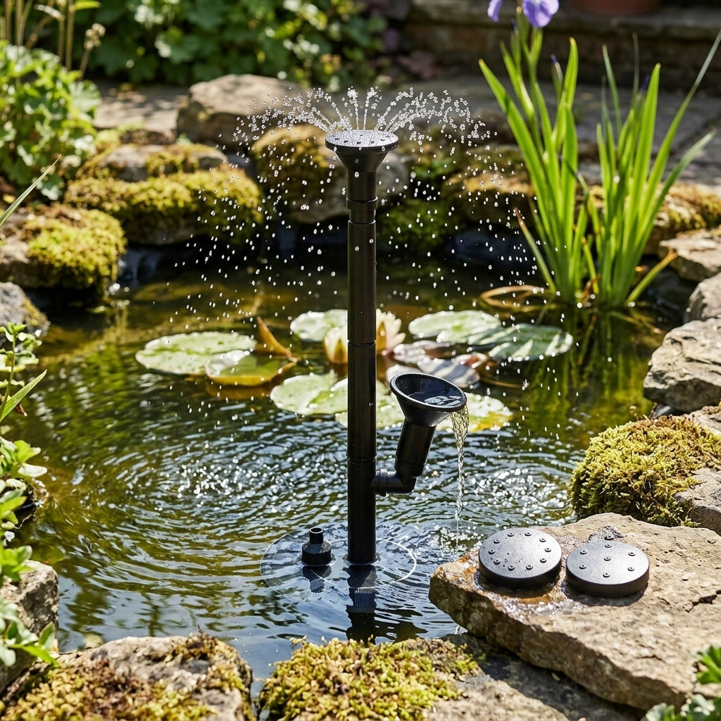 Fountain Kit for Small Solar Pond Pump Replacement