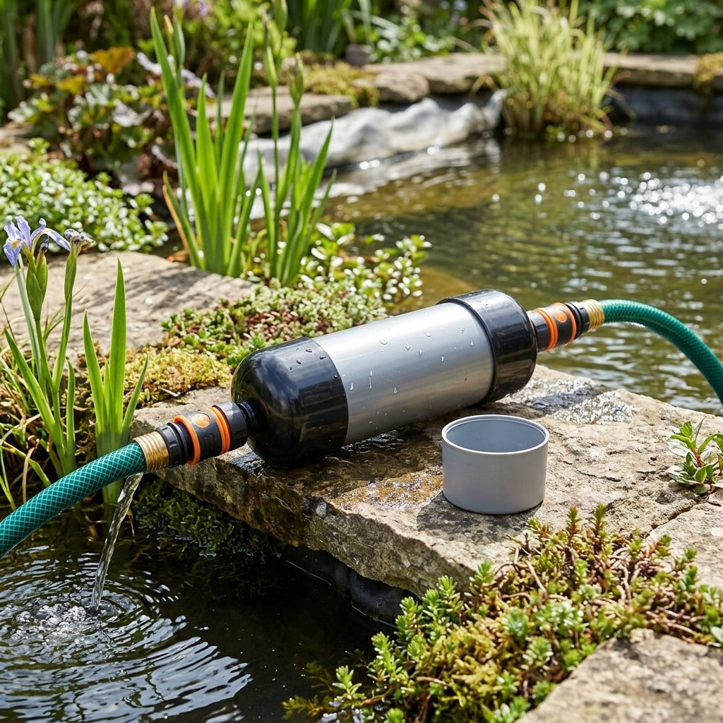 30 Inch In-Line Dechlorinator with Carbon, 550,000L Capacity