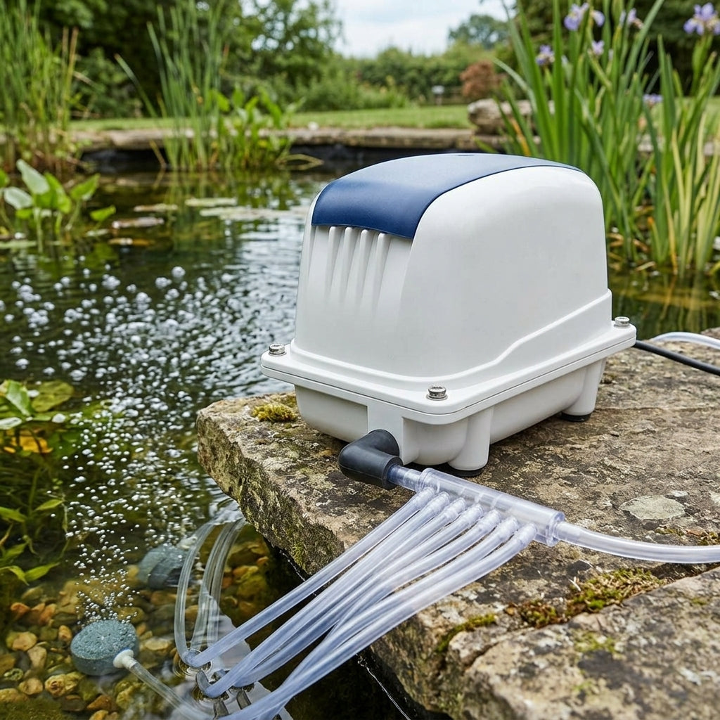 Air Pump with Aluminium Alloy Casing and 8-Way Manifold