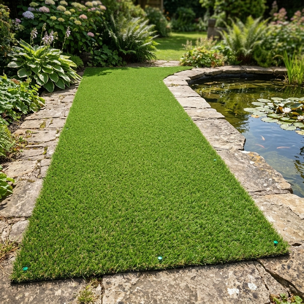4m x 2m artificial grass, 38mm pile depth