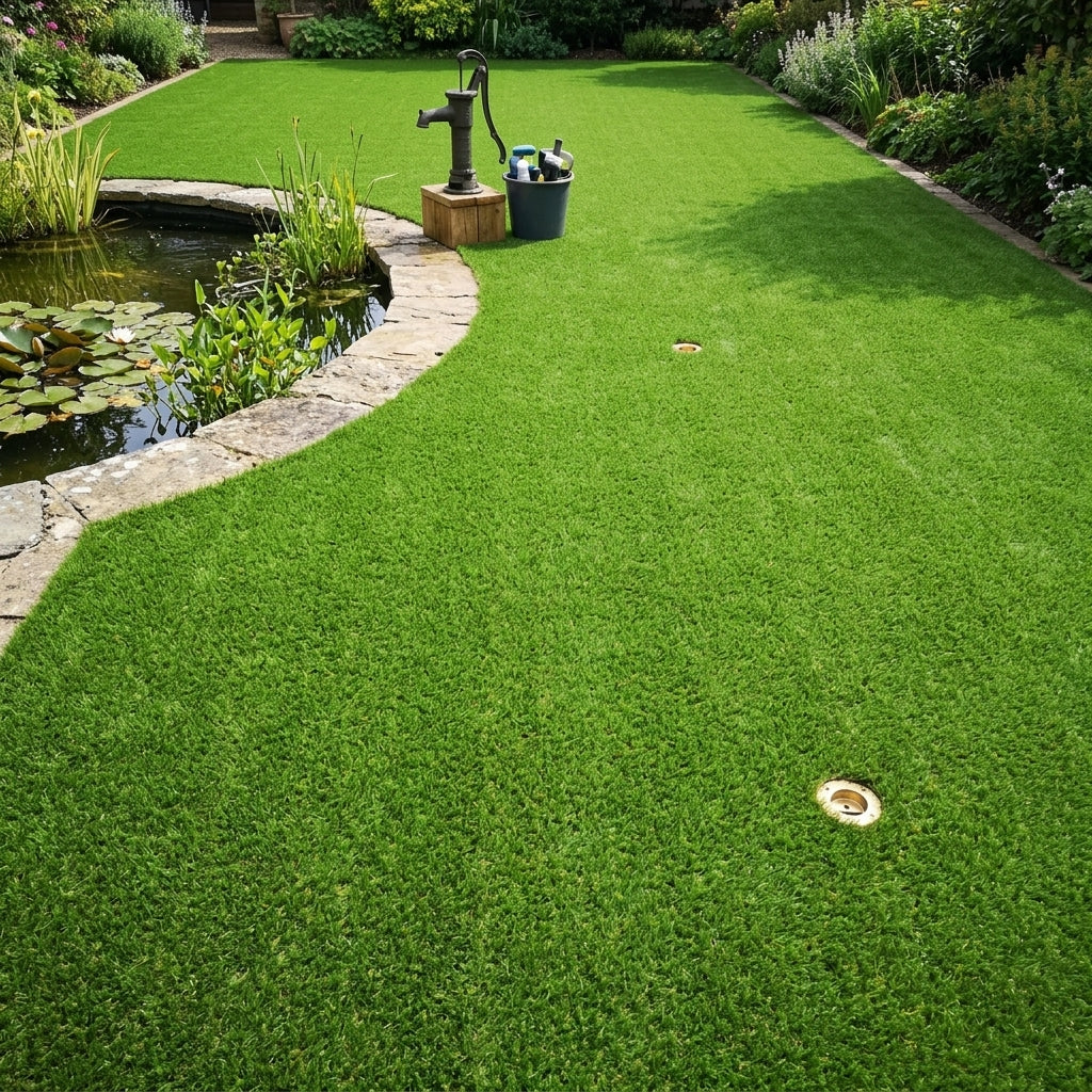 2m × 10m artificial grass roll, 38mm pile depth