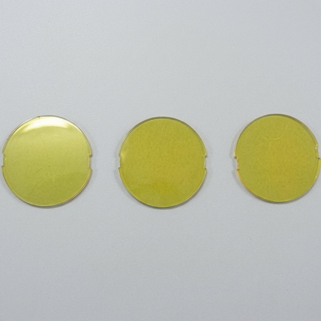 Halogen Pond Light Yellow Lenses Set – 3 Pack Replacement Covers (view 2)