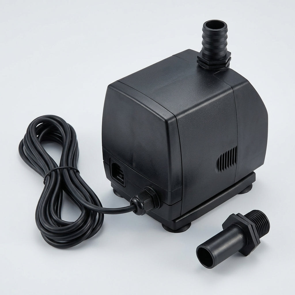 12.6 x 9.5 x 12.4cm Feature Pump with 5m Cable and 3,000lph Flow Rate (view 2)