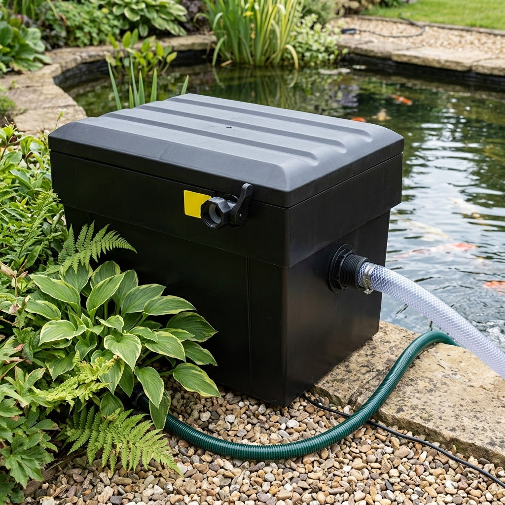 6500 Litre Pond Filter with 18W UVC and Bio-Media