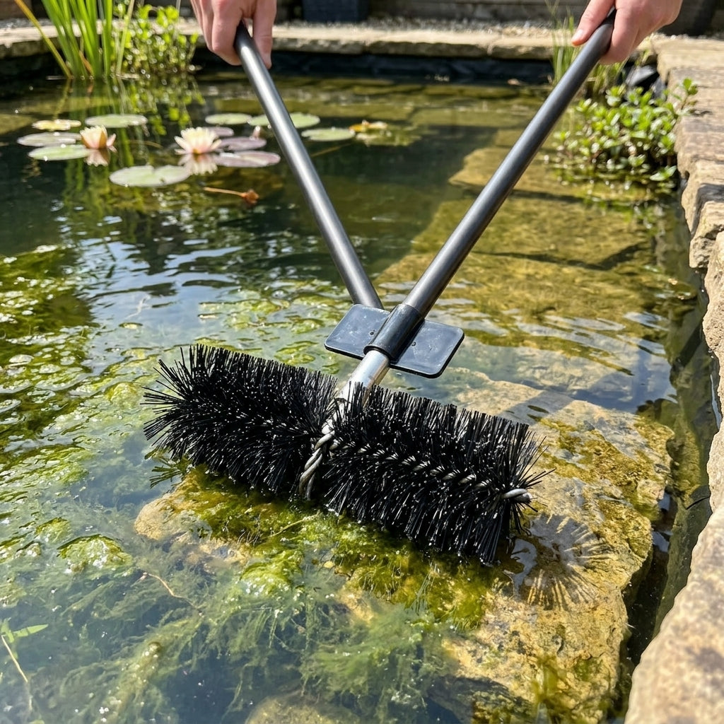 Blanketweed Brush Head for Pond Net System – Interchangeable Attachment
