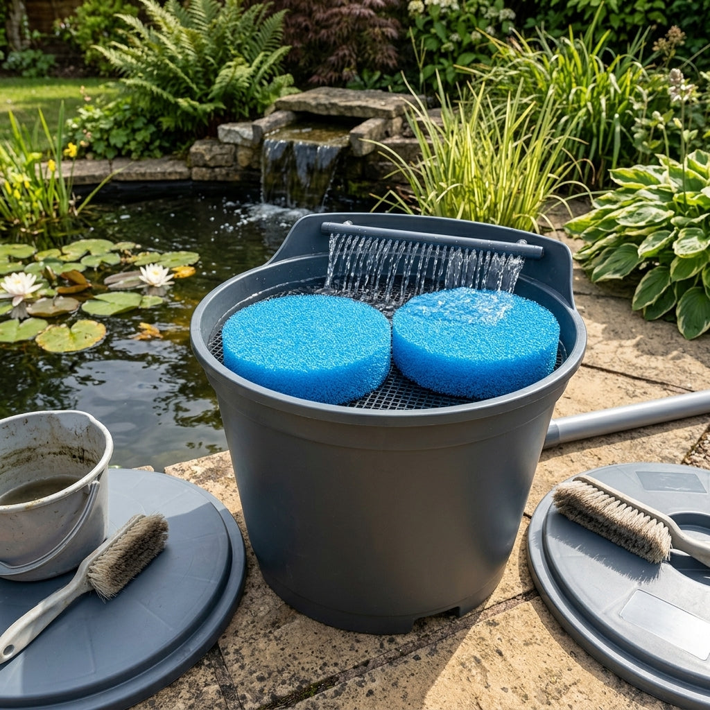 44cm Circular Pot Foams Set for Waterfall Cascade Filters (Set of 2)